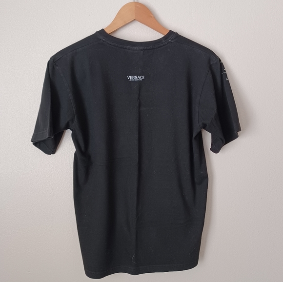 Versace Jeans Couture Black Unisex Tshirt Size Small - Picture 3 of 8